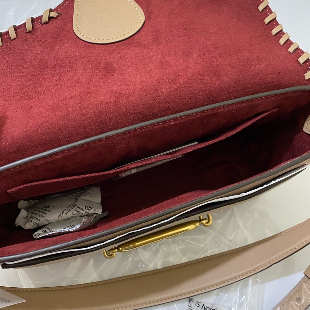 COACH JADE SHOULDER BAG WITH WHIPSTITCH.?TRENDY COLOR - Picture 7 of 12